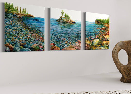 On The Rocks Triptych